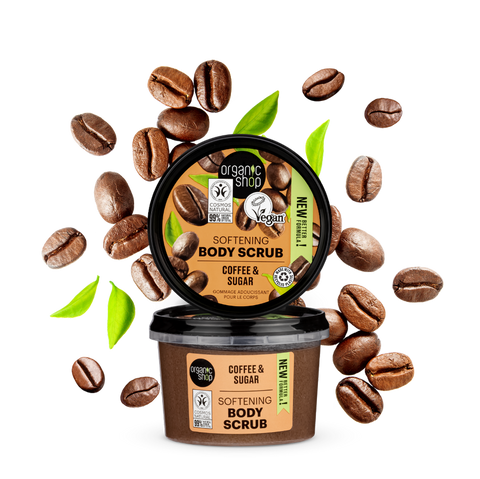 ORGANIC SHOP Скраб для тіла "КАВА і ЦУКОР" 250мл