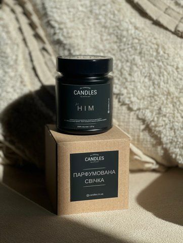 CANDLES IN UA Парфумована свіча "for HIM" 120 g