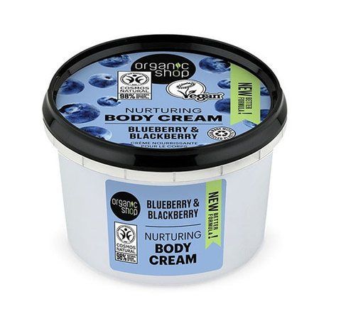ORGANIC SHOP Живильний крем для тіла "ЧОРНИКА та ЇЖОВИКА" 250мл