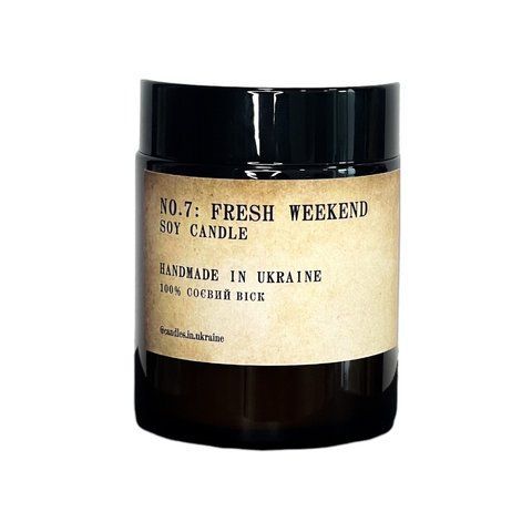 CANDLES IN UA Парфумована свічка FRESH WEEKEND 90г
