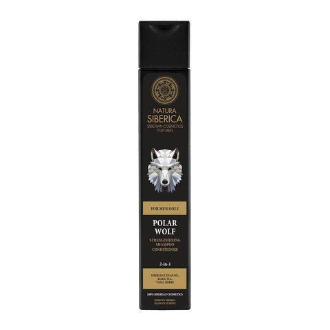 Natura Siberica MEN Зміцнюючий шампунь-кондиціонер 2-в-1 Полярний вовк 250мл